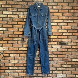 NWT Topshop denim boiler suit